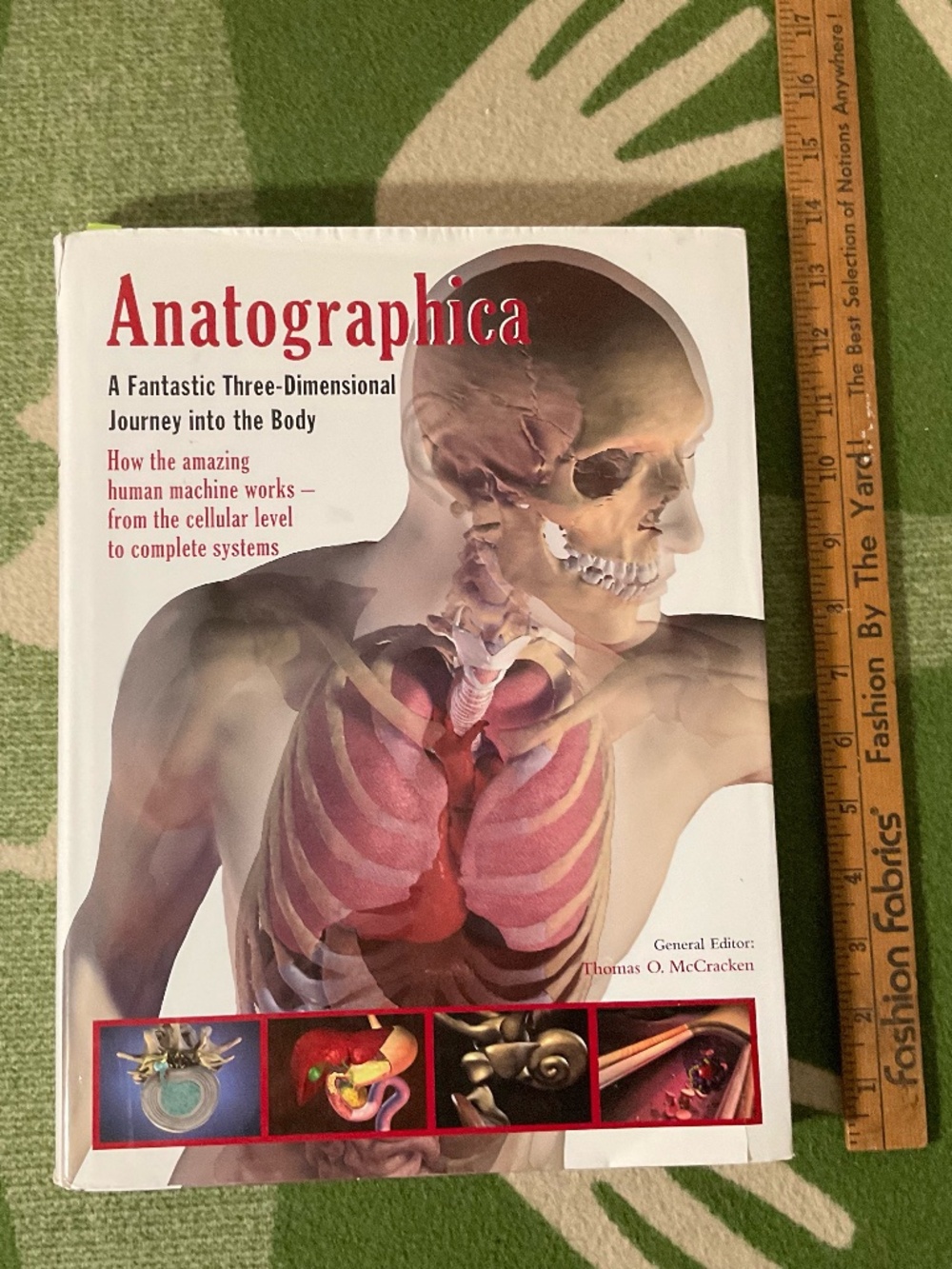 Vintage Anatographica Hardcover Book- 3D Human Anatomy Reference